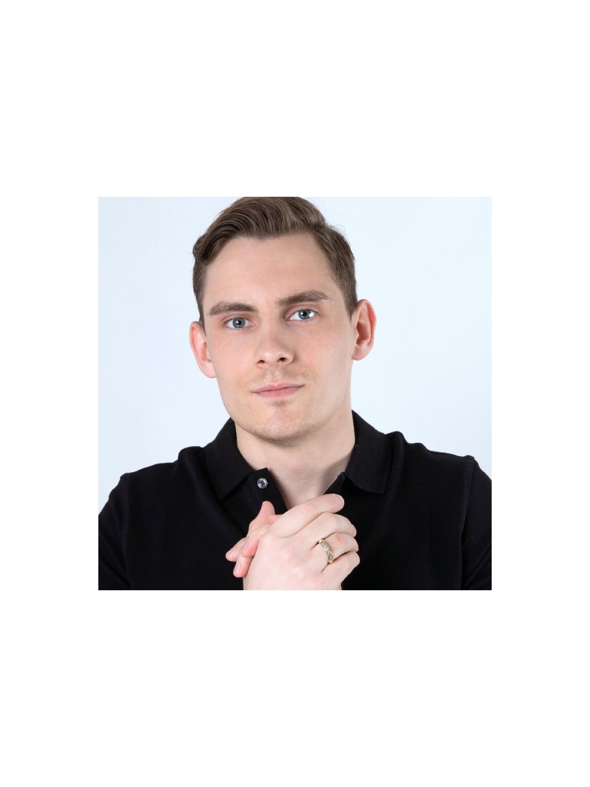 טבעת כסף סטרלינג ומצופה זהב מגן תהילים... | טבעות יהודיות